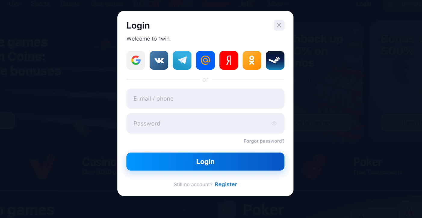 1win login 1win login